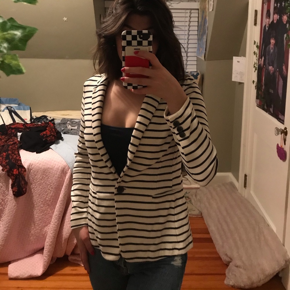 Striped blazer